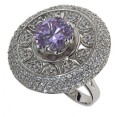 Кольцо, серебро 925, циркон 001 02 21-00153 2009 г инфо 9381w.