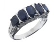 Кольцо, серебро 875, сапфир DC 003 02 21-02367 2010 г инфо 9494w.
