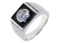 Кольцо, серебро 925, циркон,эмаль 912 02 21-03970 2009 г инфо 9801w.