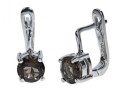 Серьги, серебро 925, раухтопаз 008 01 21-02941 2010 г инфо 9962w.