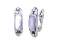 Серьги, серебро 925, перламутр 001 01 21-02648 2010 г инфо 9985w.
