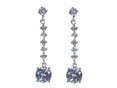 Серьги, серебро 925, циркон 023 01 21-02852 2010 г инфо 10066w.