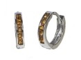 Серьги, серебро 925, цитрин 002 01 21-02989 2010 г инфо 10069w.