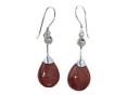 Серьги, серебро 925, коралл 010 01 21-02262 2010 г инфо 10078w.