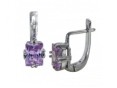 Серьги, серебро 925, циркон 008 01 21-03352 2010 г инфо 10103w.