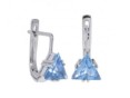 Серьги, серебро 925, топаз синт 008 01 21-03461 2009 г инфо 10143w.