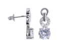 Серьги, серебро 925, циркон 004 01 21spk-00373 2009 г инфо 10147w.