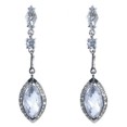 Серьги, серебро 925, кварц,циркон 012 01 21-02863 2010 г инфо 10205w.