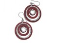 Серьги, серебро 925, коралл 010 01 21-02285 2010 г инфо 10229w.