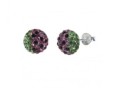 Серьги, серебро 925, кристалл Сваровски 018 01 21-02676 2010 г инфо 10337w.