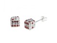 Серьги, серебро 925, кристалл Сваровски 018 01 21-02684 2010 г инфо 10338w.