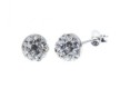Серьги, серебро 925, кристалл Сваровски 018 01 21-02715 2010 г инфо 10348w.