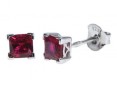 Серьги, серебро 925, рубин синт 002 01 21-03033 2010 г инфо 10356w.