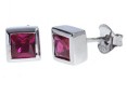 Серьги, серебро 925, рубин синт 002 01 21-03021 2010 г инфо 10399w.