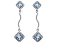 Серьги, серебро 925, топаз 020 01 21-02881 2010 г инфо 10436w.
