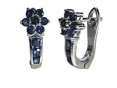 Серьги, серебро 925, сапфир DC 008 01 21-02968 2010 г инфо 10485w.