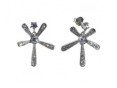Серьги, серебро 925, циркон 012 01 21-03226 2010 г инфо 10488w.