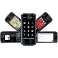 Nokia 5800 XpressMusic, Red + WH700 - уцененный товар (№4) Мобильный телефон Nokia; Венгрия Модель: 32461831 инфо 4034o.